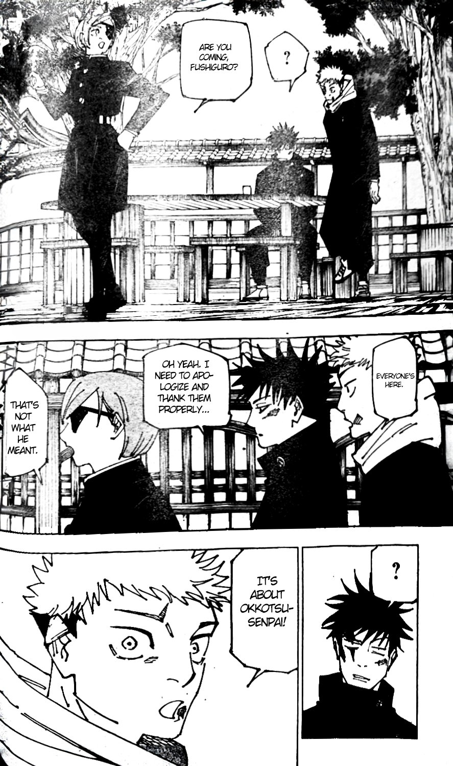 jujutsu kaisen manga chapter 268 17